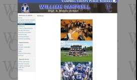 
							         Athletics - William Campbell Combined School								  
							    