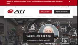 
							         ATI Physical Therapy: Physical Therapy & Rehabilitation - PT Leader								  
							    