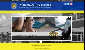 
							         Atikokan High School: Home								  
							    