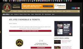 
							         ATL UTD 2 Schedule & Tickets | Atlanta United FC								  
							    