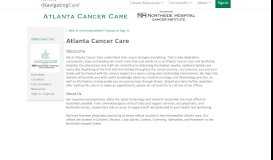 
							         Atlanta Cancer Care - Navigating Care								  
							    