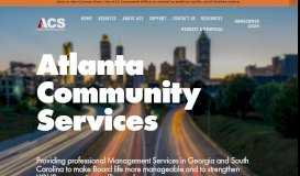 
							         Atlanta Community Services								  
							    