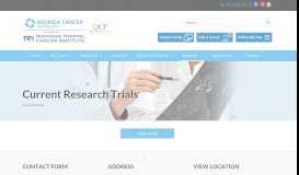 
							         Atlanta, GA | Current Research Trials - Georgia Cancer Specialists								  
							    