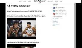 
							         Atlanta Hawks News and Fan Site | hawksportal.com								  
							    
