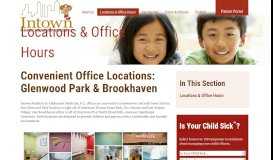 
							         Atlanta Health Care | Glenwood Park | Brookhaven - Intown Pediatrics								  
							    