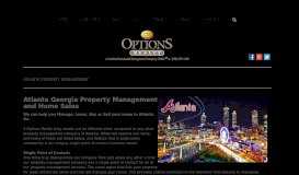 
							         Atlanta Property Management - 3 Options Realty								  
							    