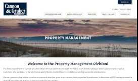 
							         Atlantic Beach Property Management | Cannon & Gruber, REALTORS								  
							    