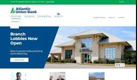 
							         Atlantic Union Bank: Personal Banking | Accounts | Credit Cards								  
							    