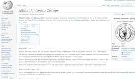 
							         Atlantic University College - Wikipedia								  
							    