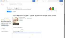
							         Atlas and Text-book of Human Anatomy,: Vascular system, lymphatic ...								  
							    