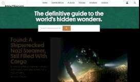 
							         Atlas Obscura - Curious and Wondrous Travel Destinations								  
							    