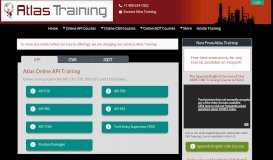 
							         Atlas Online API, CWI & NDT Training Courses From $499								  
							    