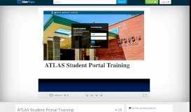 
							         ATLAS Student Portal Training - ppt download - SlidePlayer								  
							    