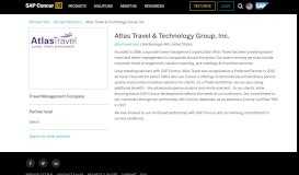 
							         Atlas Travel - TMC Preferred Partner - SAP Concur								  
							    