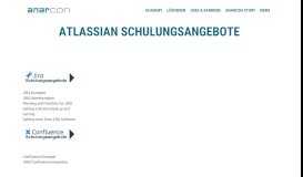 
							         Atlassian Schulungsangebote - anarcon								  
							    