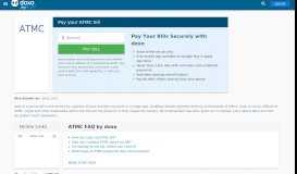 
							         ATMC | Pay Your Bill Online | doxo.com								  
							    