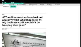 
							         ATO online services knocked out again: 
