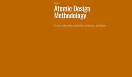 
							         Atomic Design Methodology | Atomic Design by Brad Frost								  
							    