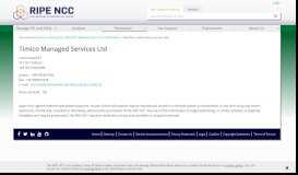
							         Atos IT Outsourcing Services Ltd - RIPE NCC								  
							    