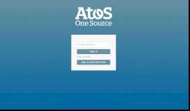 
							         Atos OneSource Authentication								  
							    