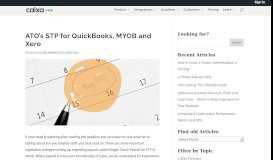 
							         ATO's STP for QuickBooks, MYOB and Xero - Calxa								  
							    