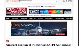 
							         ATP - Aviation Maintenance Magazine								  
							    