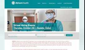 
							         Atrium Health Jobs								  
							    