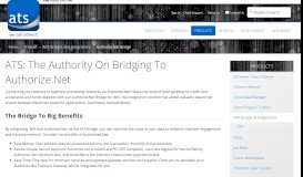 
							         ATS Authorize.NET Bridge for iMIS								  
							    