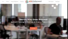 
							         ATS OnDemand | Best In Breed Applicant Tracking System								  
							    