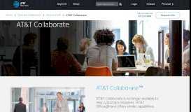
							         AT&T Collaborate - Blending Voice, Video, IM, and Conferencing								  
							    