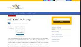 
							         ATT Email Login Page | Fix AT&T Mail Sign-in Problems?								  
							    