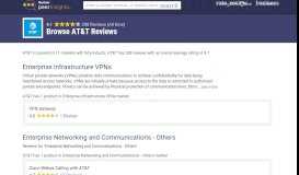 
							         AT&T Enterprise Software and Services Reviews - Gartner								  
							    