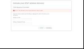 
							         AT&T Order Status Activation Portal: - Activate your AT&T wireless ...								  
							    