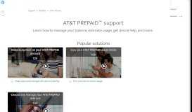 
							         AT&T Prepaid - Account Support								  
							    