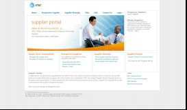 
							         AT&T Supplier Portal								  
							    
