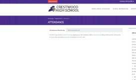 
							         Attendance - Crestwood High - Sumter School District								  
							    