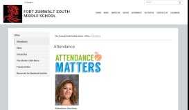 
							         Attendance - Fort Zumwalt South Middle School								  
							    