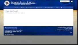 
							         Attendance & Grade Notifications | Bedford Public Schools								  
							    