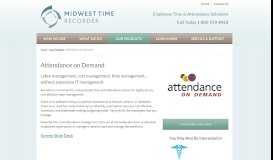 
							         Attendance on Demand | Midwest Time Recorder								  
							    