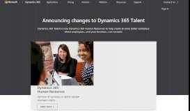 
							         Attract Talent App | Microsoft Dynamics 365								  
							    