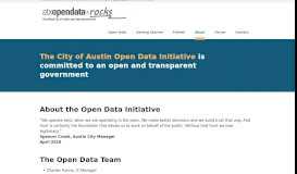 
							         ATXopendata.rocks | The City of Austin Open Data ... - Open Data Portal								  
							    