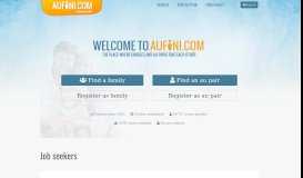 
							         Au pair websites? Try our good and safe au pair website								  
							    