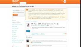 
							         AU Tax - ATO Client account Feeds - Xero Community								  
							    