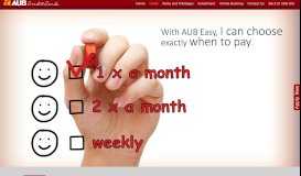 
							         AUB Easy MasterCard - Asia United Bank: Credit Cards								  
							    