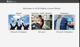
							         AUB Online Career Portal								  
							    