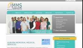 
							         Auburn Memorial Medical Services - Where Our Patients Come First								  
							    