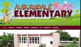 
							         Auburndale Elementary								  
							    