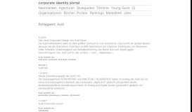 
							         Audi | Corporate Identity Portal								  
							    