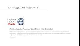
							         Audi dealer portal Articles - Perficient Blogs								  
							    