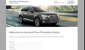 
							         Audi Pure Protection Portal								  
							    